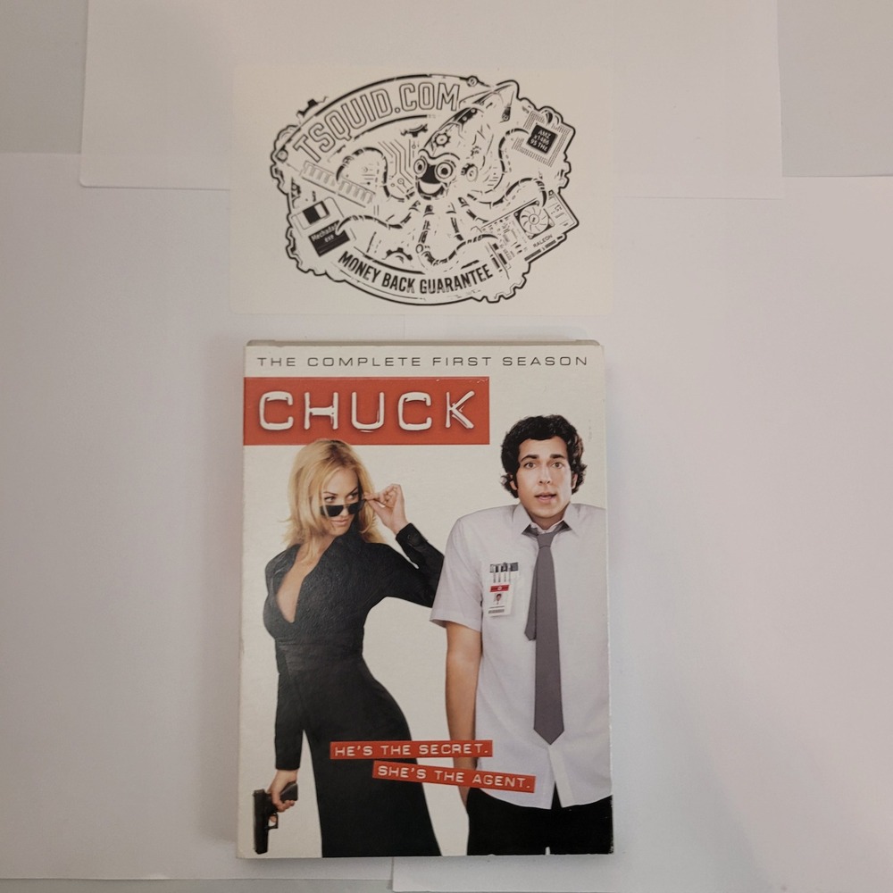 Warner Bros Chuck The Complete First Season DVD TV Show Action Comedy 4-Disc Set